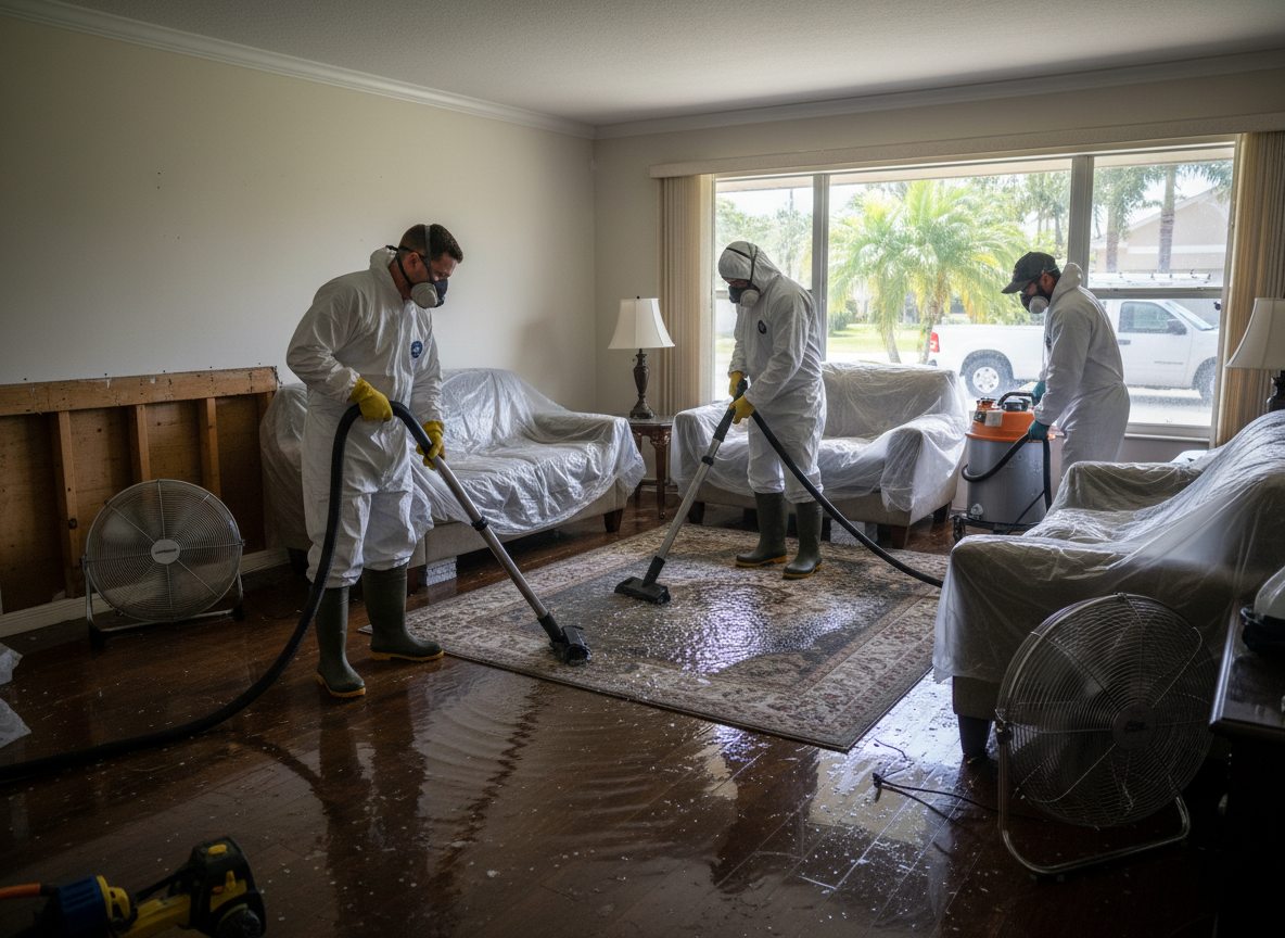 Water Damage Restoration in Wellington